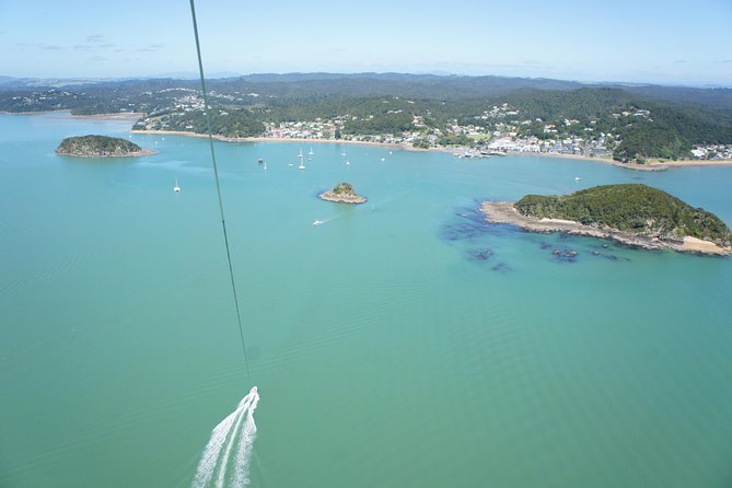 Parasailing Adventure Over the Bay of Islands - What the Bay of Islands looks like from a parasail