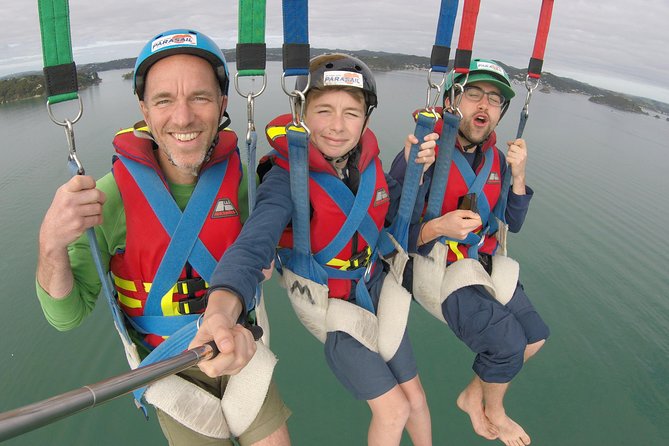 Parasailing Adventure Over the Bay of Islands - From Marsden Road to the open water