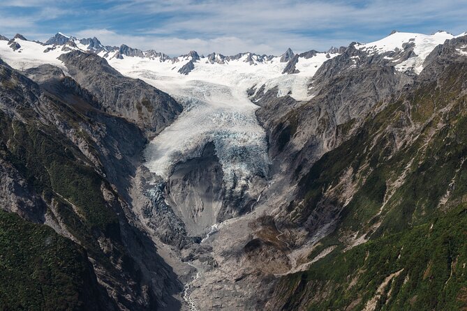 Private Flight - 2 Glaciers - Snow Landing - Franz Josef - 35mins - Franz Josef Glacier from the air