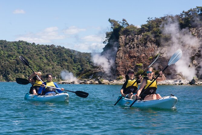 Private Waimangu Steaming Cliffs Kayak Tour - Lake Rotomahana and the steaming cliffs