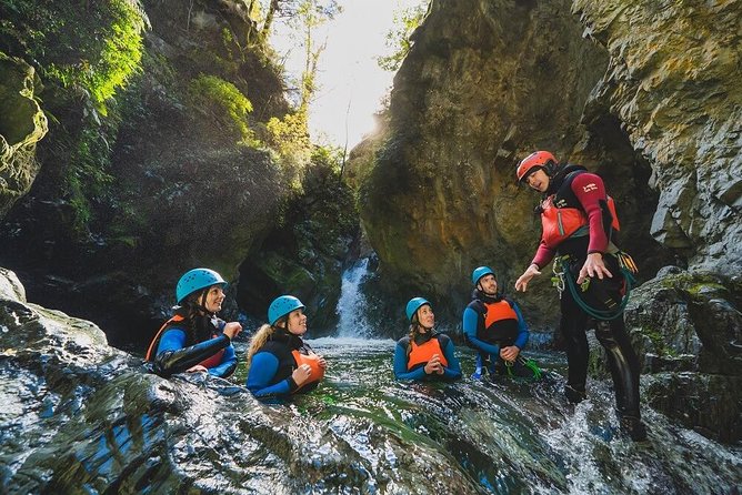 Queenstown Half-Day Canyoning Adventure - Getting fitted, briefed, and ready for cold water