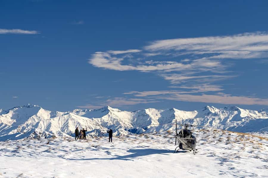 Queenstown Helicopter Flight with Snow Landing | 30 mins - Shared seating and comfort