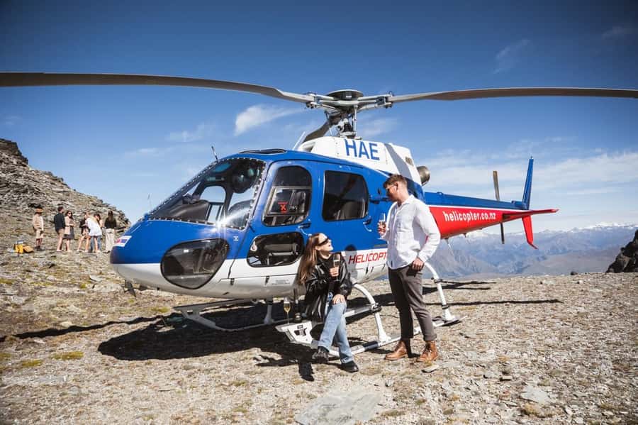 Queenstown: Helicopter & Wine Tasting Tour - Gibbston Valley Winery and the underground wine cave