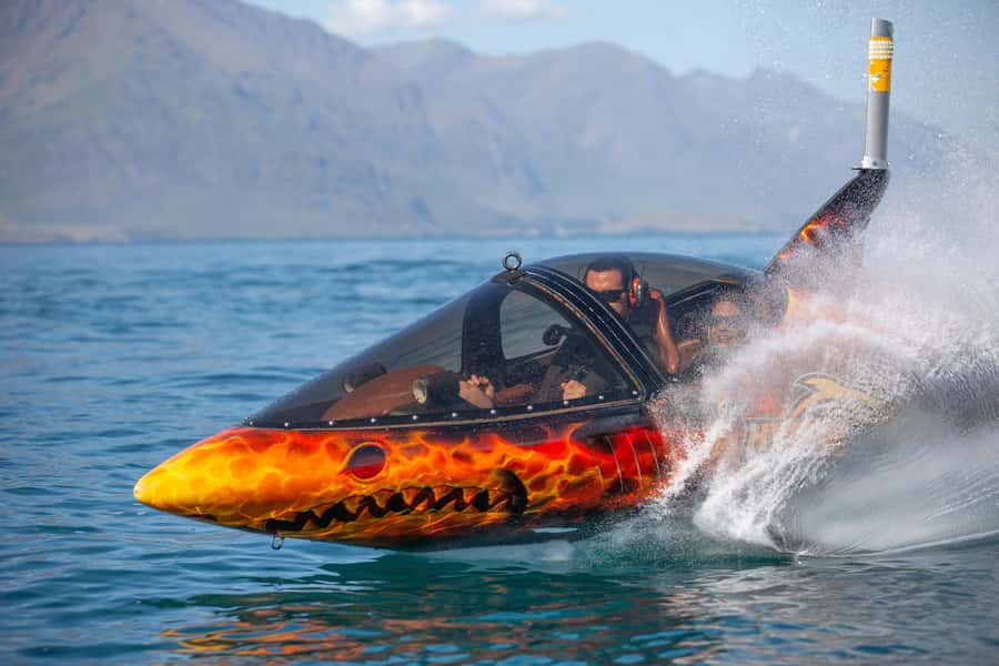 Queenstown: Hydro Attack Shark Ride - Inside the shark-shaped cockpit