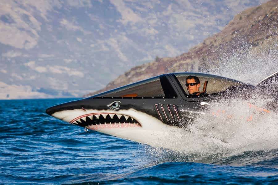 Queenstown: Hydro Attack Shark Ride - Check-in at Steamer Wharf
