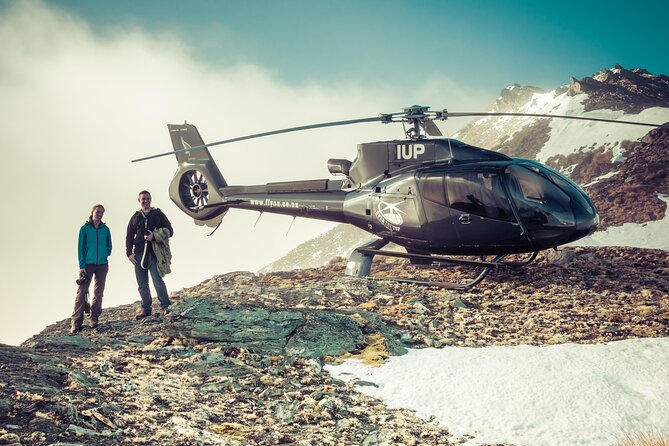 Queenstown Memories Helicopter Flight - The alpine landing on a rocky outcrop