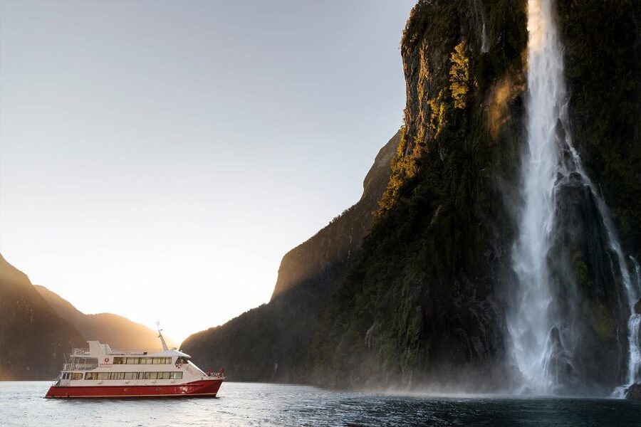 Queenstown: Milford Sound Cruise & Helicopter Alpine Tour - Touching down beside Milford Sound