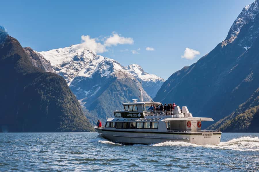 Queenstown: Milford Sound Cruise with Helicopter Transfer - Milford Sound from the water