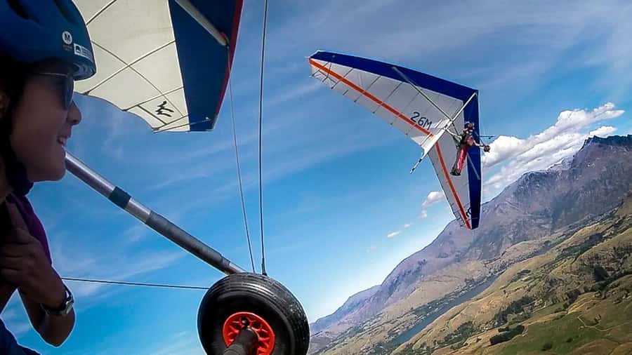 Queenstown: Tandem Hang Gliding Experience - The takeoff and first minutes in the air
