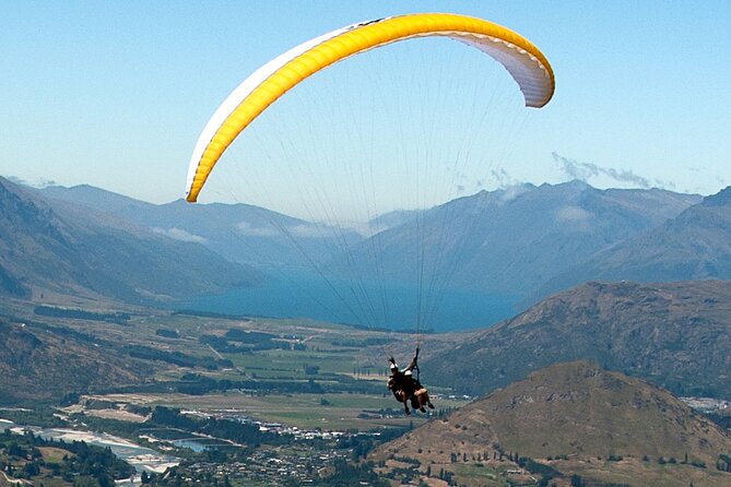 Queenstown Tandem Paragliding from Coronet Peak - What you see above the Wakatipu Valley