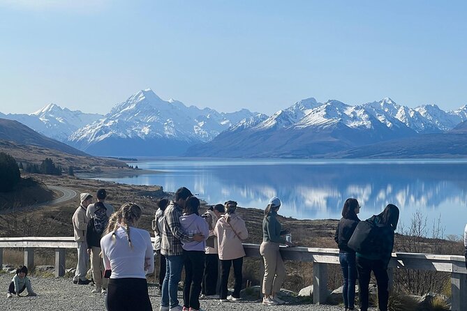Queenstown to Lake Tekapo via Mt Cook One-Way Small Group Tour - First sight of Lake Pukaki