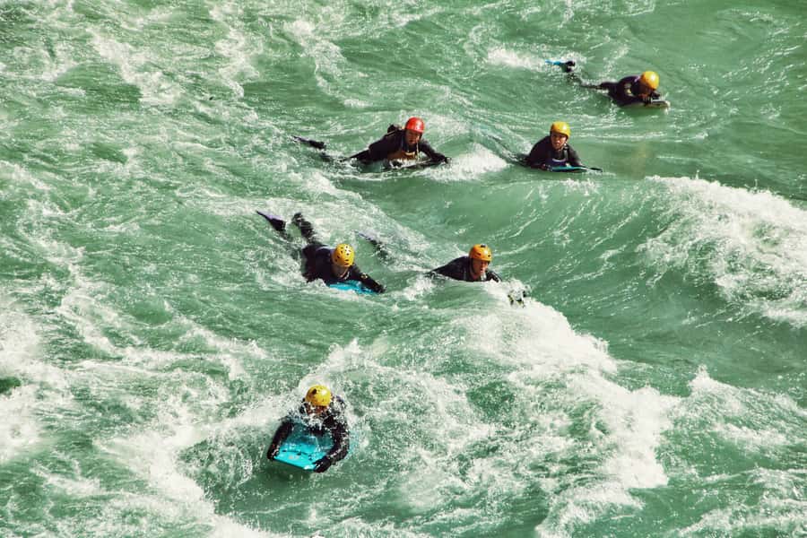 Queenstown: White Water Surfing Along the Kawarau River - Learning the bodyboard basics