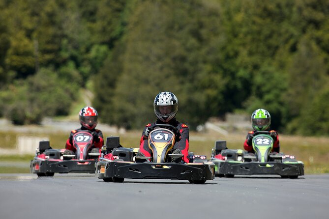 Raceline Karting at Off Road NZ - Getting set up for the 390cc kart