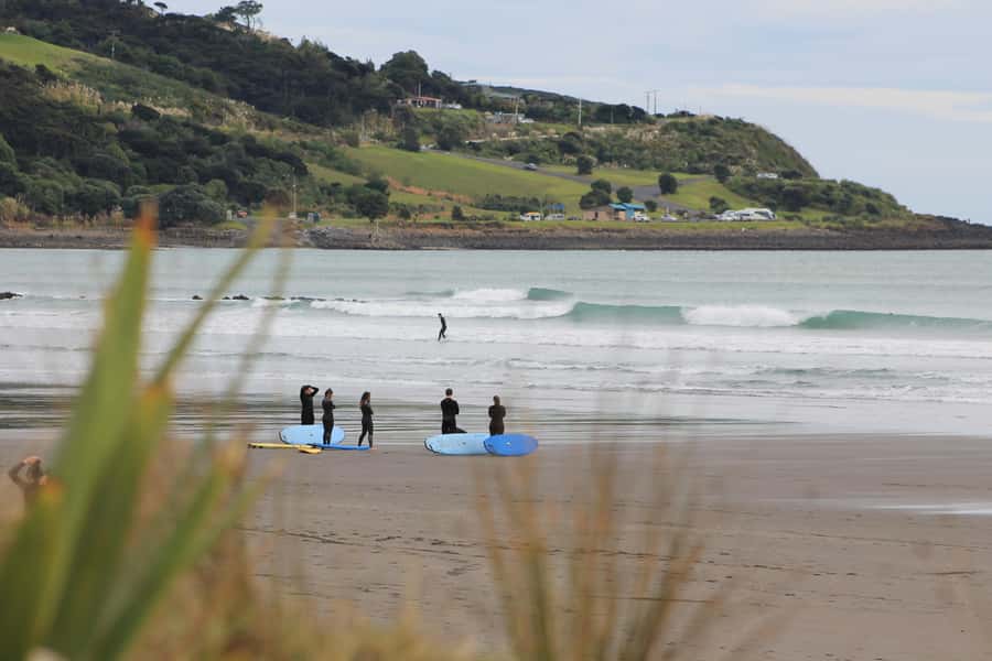 Raglan: Group Surf Lesson - The first lesson happens before you touch the water