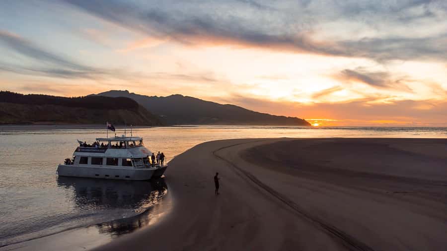 Raglan: Scenic Harbour Sunset Cruise - Setting off from Raglan Wharf at 92 Wallis Street