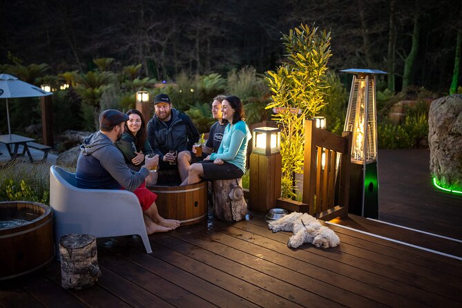 Rotorua Forest Hot Tub Soak at Secret Spot - Press a Button for Drinks and Snacks