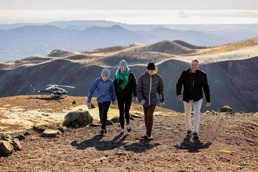 Rotorua: Helicopter Flight and Guided Walk on Mt Tarawera - The 20-minute guided walk on Mt Tarawera