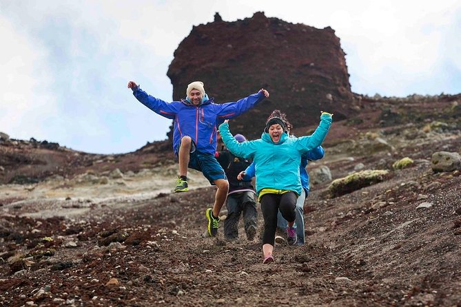 Rotorua Hiking: Mt Tarawera Guided Volcanic Crater Experience - The crater rim and 360-degree views