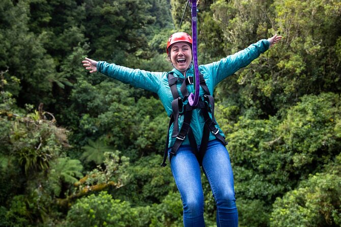 Rotorua’s Ultimate Zipline: 6 ziplines, 400 m Tandem, Cliff Walk - Swing bridges, spiral stairs, and a controlled descent