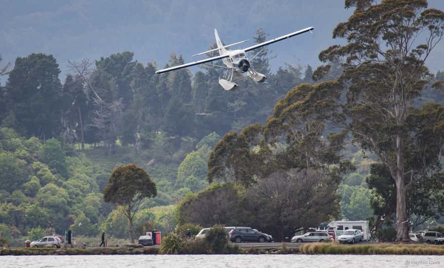 Rotorua: Scenic Flight over Mt Tarawera & Waimangu Valley - Returning over Pohutu Geyser and Whakarewarewa