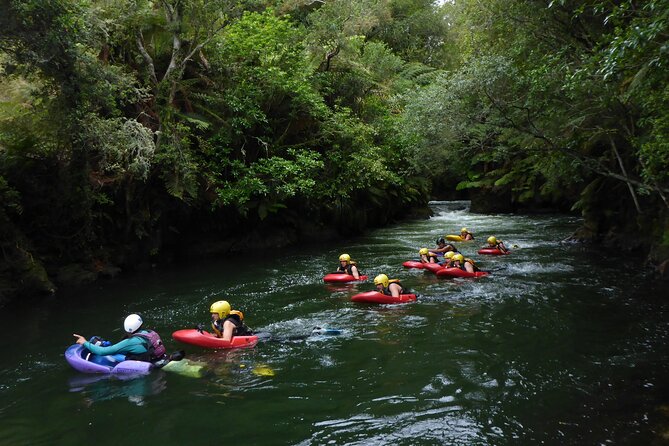 Rotorua Sledging White Water Sledging | Kaitiaki Adventures - From Rotorua pickup to the Okere River