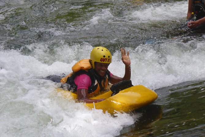Rotorua Sledging White Water Sledging | Kaitiaki Adventures - Okere Falls and the river entrance