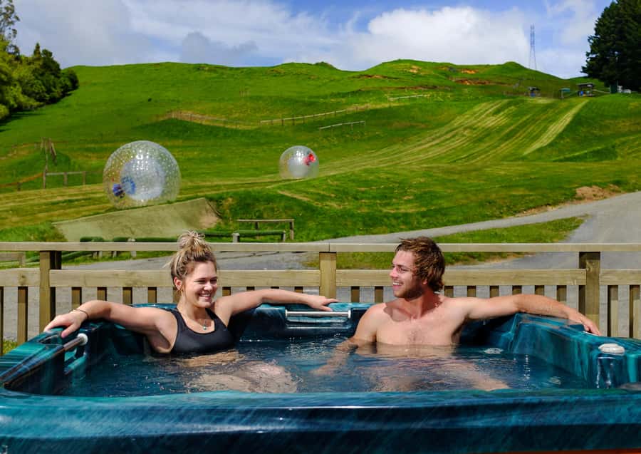 Rotorua: ZORB Inflatable Ball Rides - Why the Water Makes the Ride Better