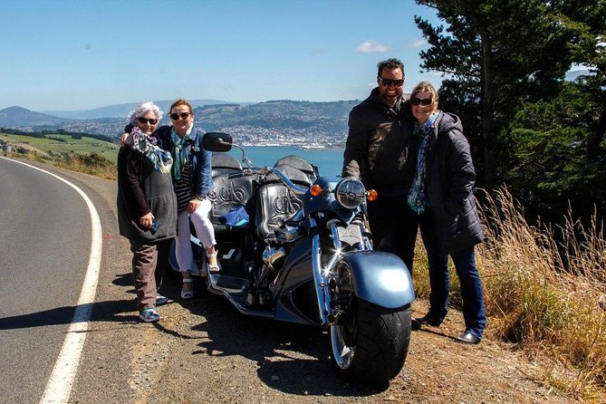Shore Excursion: V8 Trike, Peninsula and City Tour - Climbing Dunedin’s hills toward the harbour