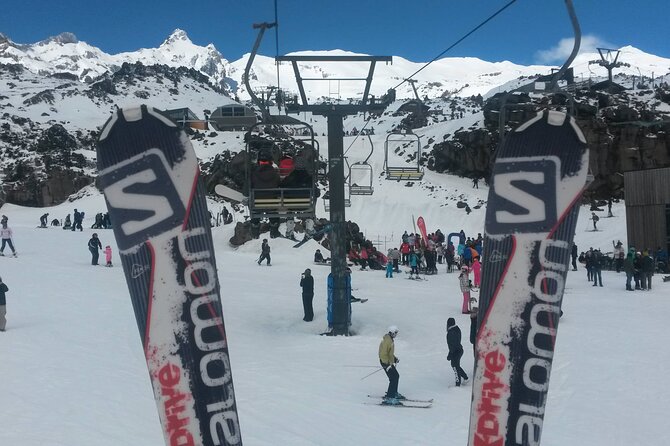 Shuttle Park n Ride to Whakapapa Ski fields - The road through Tongariro National Park