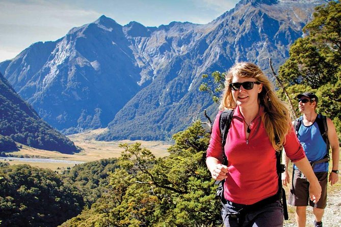 Siberia Experience:Fly-Hike-Jetboat:Wilderness Adventure:Wanaka - The 25-minute flight into the Siberia River valley