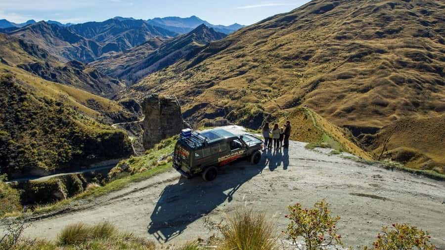 Skippers Canyon 4WD Heritage Tour from Queenstown - Lighthouse Rock and the wide view across the canyon