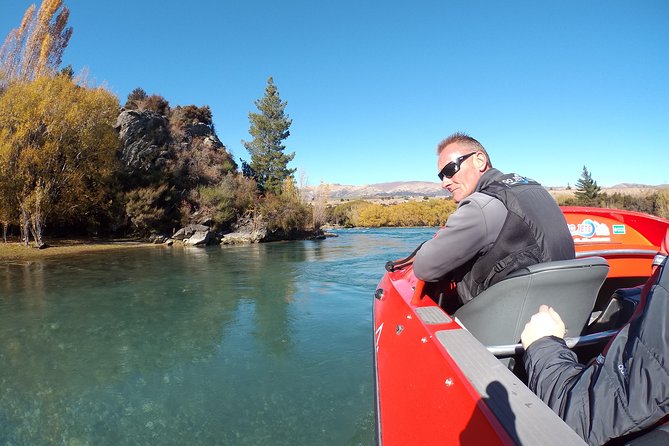 Small Group Jet Boat Adventure on the Clutha River from Wanaka - Photo stops with the Southern Alps in view