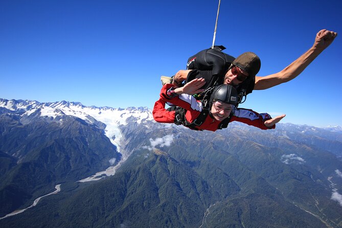 Tandem Skydive 16,500ft from Franz Josef - Why 16,500 feet is the right height for this view