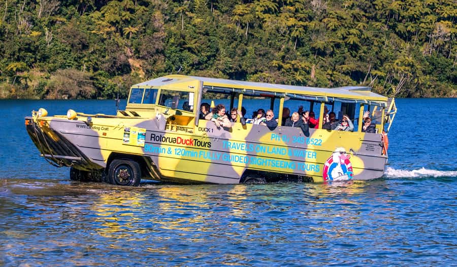 Tarawera and Lakes 2-Hour Duck Eco Tour - What the open Duck feels like in bad weather