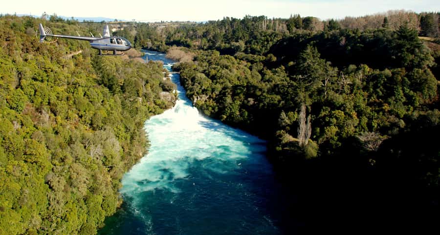 Taupo: Huka Falls Helicopter Ride - A quick route across Taupo’s countryside