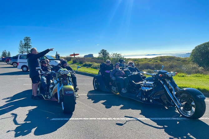 TAURANGA SHORE EXCURSION: Epic 25 min V8 Trike tour of Mt Maunganui & Tauranga - A look at Zespri and New Zealand kiwifruit