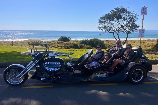 TAURANGA SHORE EXCURSION: V8 TRIKE - 1.5 hour City Sites - Why a V8 trike works well in Tauranga
