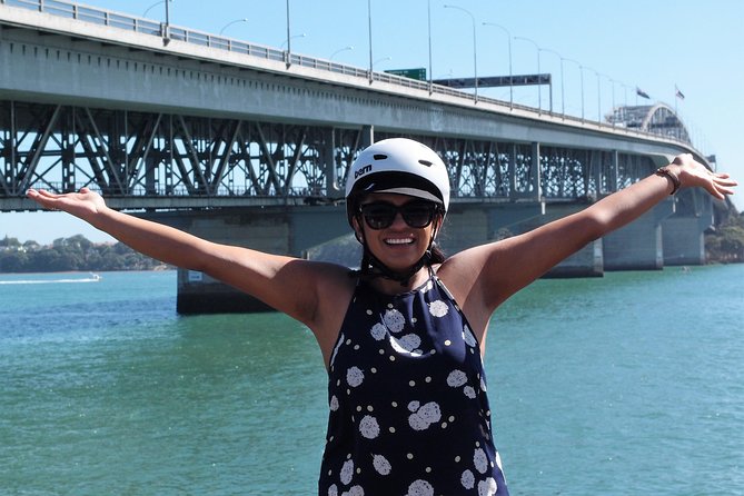 The Classic: our most popular electric bike tour of Auckland's Highlights - Viaduct Harbour shows Auckland’s sailing side