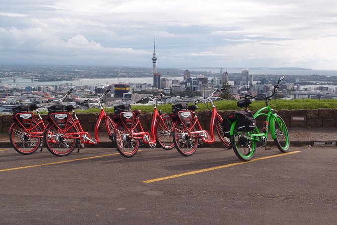 The Classic: our most popular electric bike tour of Auckland's Highlights - Silo Park and the Harbour Bridge views