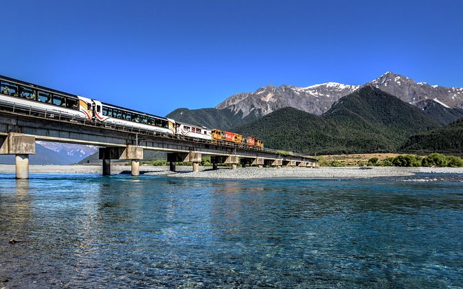 TranzAlpine Train Journey from Greymouth to Christchurch - Arthur’s Pass and the high Southern Alps