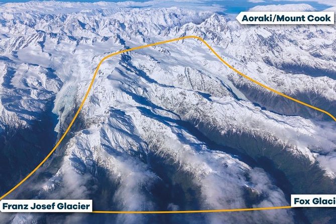 Twin Glacier 35-Minute Helicopter Flight from Fox Glacier - The snowfield landing and time on the ice