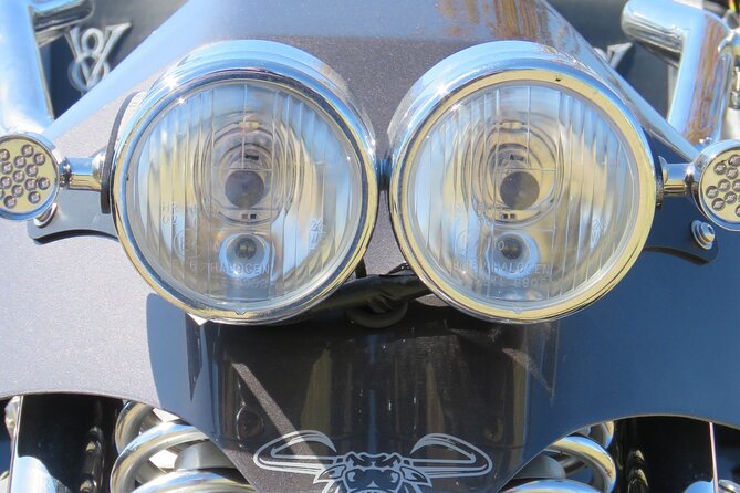 V8 Trike Private Tour of Christchurch - New Regent Street and its Spanish Mission style