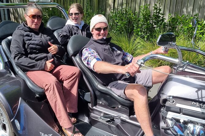 V8 Trike Private Tour of Christchurch - What the ride feels like in practice