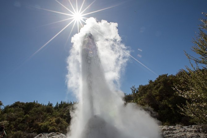Wai-O-Tapu Thermal Wonderland, Rotorua, New Zealand - Café, seating, and time between trail sections