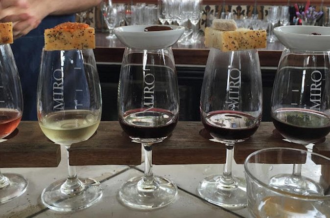 Waiheke 'FLAVOURS' of lunch Wine Oil Beer Spirits max 11 clients - The Heke finishes with beer, gin or whiskey