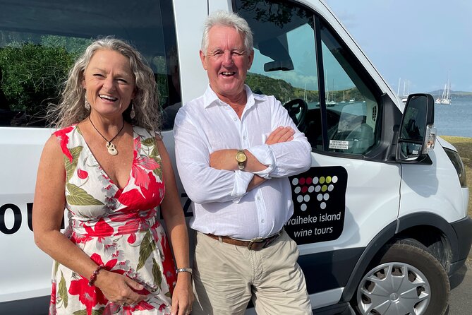 Waiheke 'FLAVOURS' of lunch Wine Oil Beer Spirits max 11 clients - Getting from Auckland to Waiheke