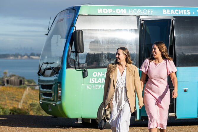 Waiheke Island Hop-On Hop-Off Explorer Bus - Stops 3 and 12: Goldie and Kennedy Point vineyards