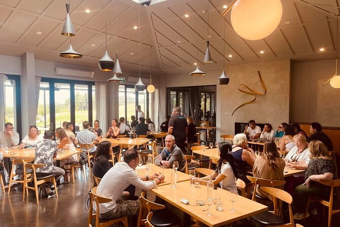 Waiheke Island Wine Tour with Scenic Vineyards & Tastings - Mudbrick Winery and the best setting of the day