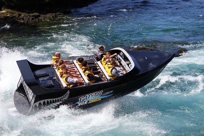 Waikato River Jet Boat Ride from Taupo - The first rush along the clear Waikato River