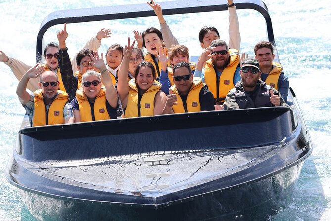 Waikato River Jet Boat Ride from Taupo - Surfing the Nga Awa Purua rapids